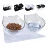15° tilted cat drinking water feeding bowl