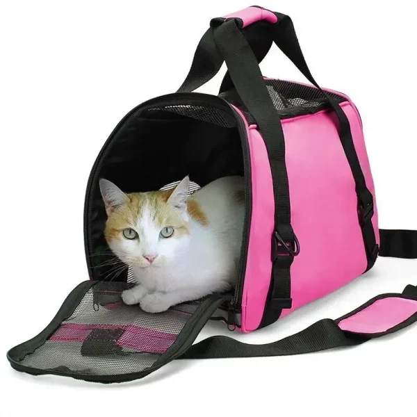 Pet Portable Foldable Four Sided Breathable Mesh Pet Bag