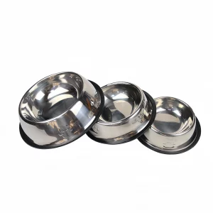 Pet Dog Cat Stainless Steel Bowl