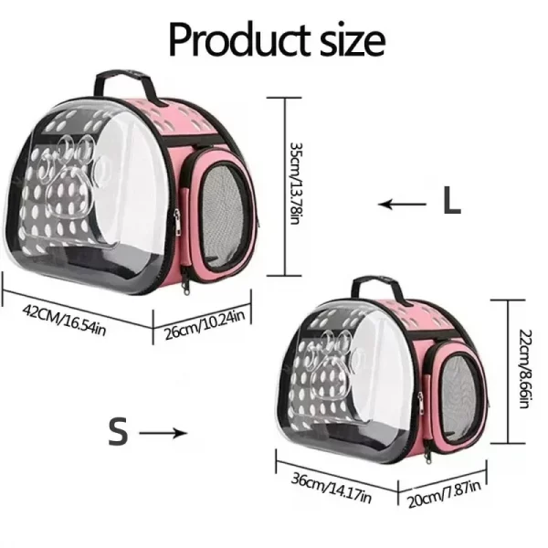 Pet Shoulder Crossbody Bag Breathable
