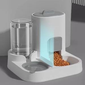 Smooth food and water supply two-in-one water dispenser cat bowl pet supplies