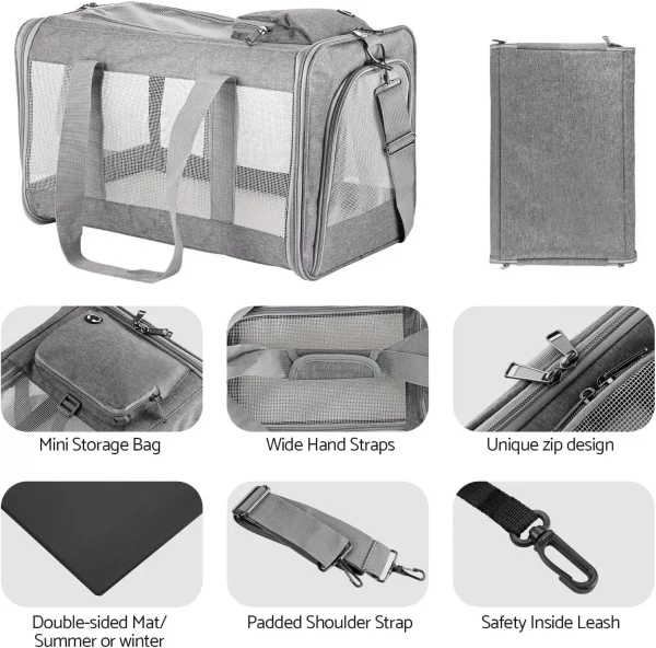 Airline Approved Pet Carrier for Cats and Dogs