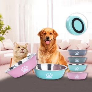 New stainless steel dog basin