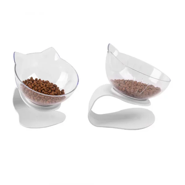 Non-Slip Cat Single Double Pet Bowls With Stand