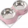 Double Pet Bowls