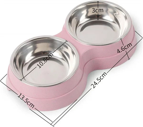 Double Pet Bowls