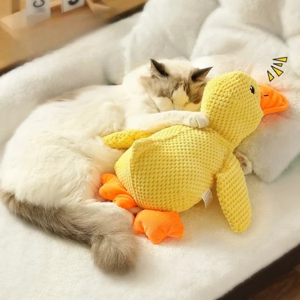 Plush Companion Sleeping Duck