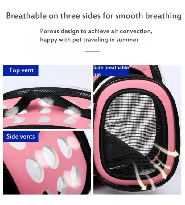 Pet Shoulder Crossbody Bag Breathable